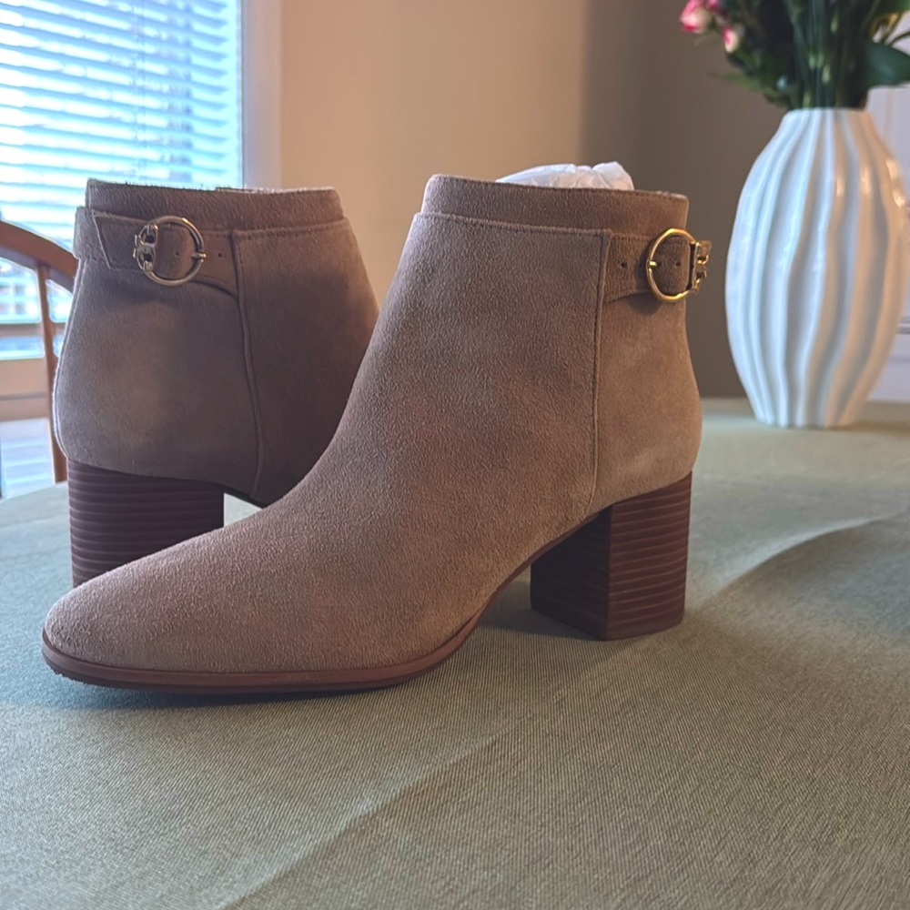 Tory Burch Women’s Sofia Suede Ankle Bootie